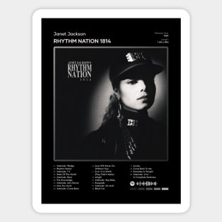 Janet Jackson - Rhythm Nation 1814 Tracklist Album Magnet